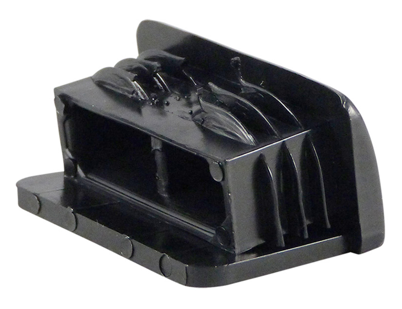 Embouts avec lèvre sur côté long pour tubes rectangulaires